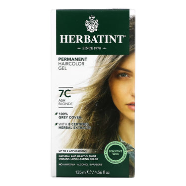 Permanent Haircolor Gel, 7C, Ash Blonde